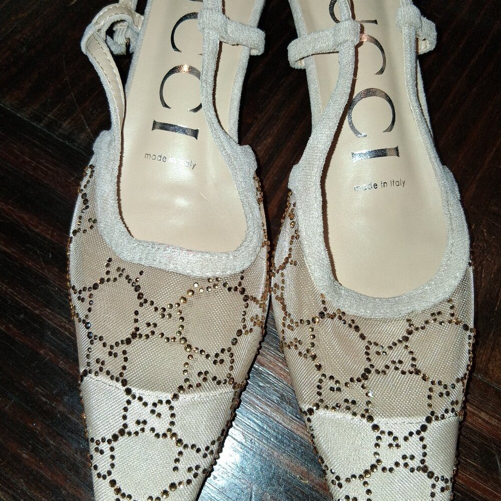 Studded evening shoes 8.5(39)